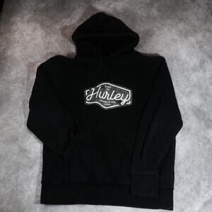 Hurley Surf Co Graphic Hoodie Black Pullover